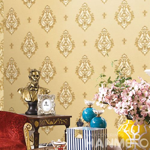 HANMERO New Fashion 0.53 * 10M Design Vinyl PVC Wallpaper for Living Room Bathroom Wall Manufacturer Designer from China