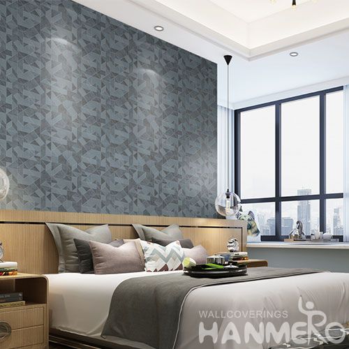 HANMERO Buy Modern Germetric Patterns Wallpaper Non-woven Room Decor Wallcovering Wholesaler Competitive Prices High Quality