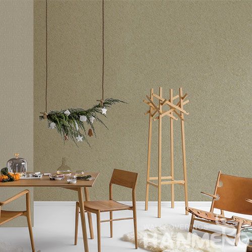 HANMERO Office Study Room Decorative Wallcovering Chinese Factory Hot Sex Nature Sense Brown Color Wallpaper Non-woven