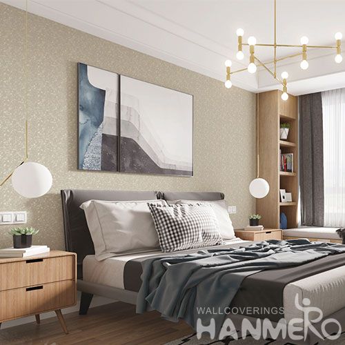 HANMERO Professional Home Wallcovering Modern Style Simple Design Non-woven  Wallpaper for Interior Household Wall