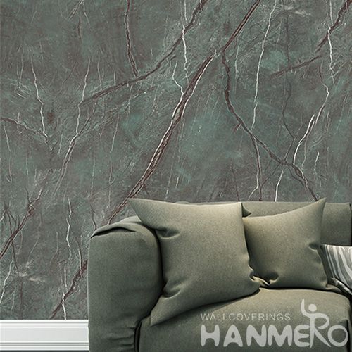 HANMERO Modern Luxury  Stone Textured Non-woven Trendy Wallpaper Chinese Wallcovering Supplier for Sale