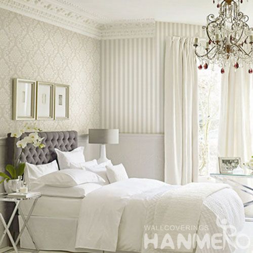 HANMERO Removable Damask Feature Wallpaper Designs 0.53 * 10M Lounge Rooms Decor from Chinese Wallcovering Vendor Newest