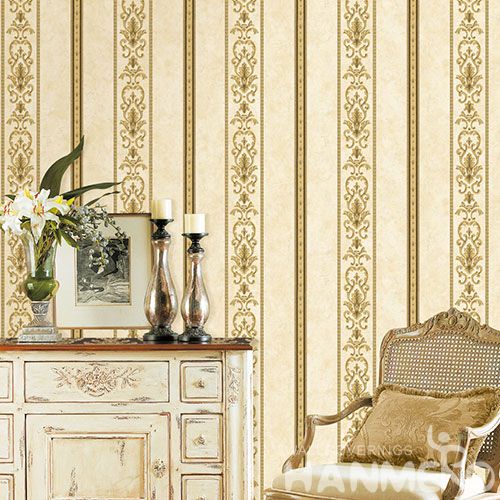 HANMERO Modern European Stripes 0.53 * 10M Non-woven Wallpaper for House Home Decoration from Chinese Manufacturer Superior Quality Best Prices