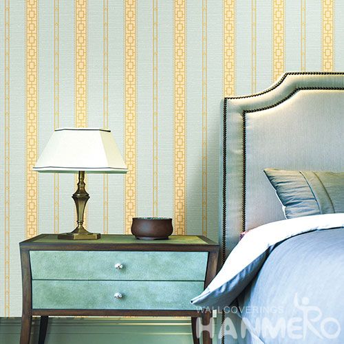 HANMERO Vinyl Living Room PVC Wallpaper 0.53 * 10M / Roll Modern Simple Wallcovering Exported for Wall Decoration