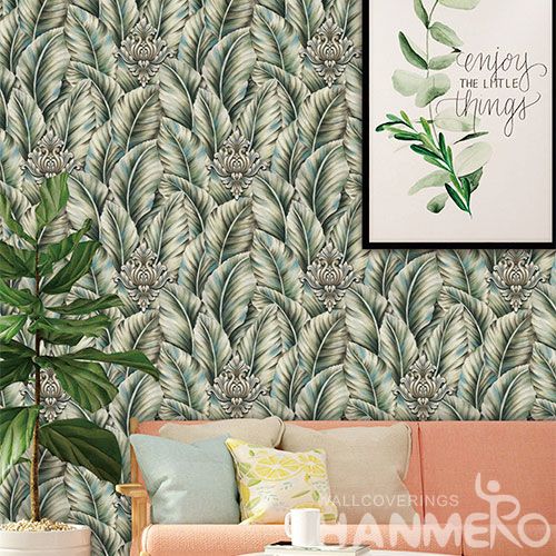 HANMERO Removable European Nordic Style PVC 0.53*10M Wallpaper for Cozy Home Decoration from China Supplier