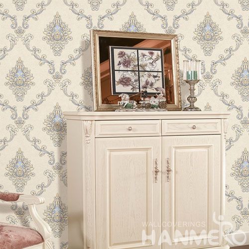 HANMERO Modern Affordable PVC Wallpaper 0.53 * 10M for Living Room Decoration from Chinese Factory CE Certificate