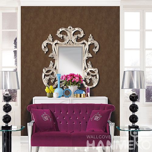 HANMERO Removable Chinese Supplier Natural Sense PVC Stylish Wallpaper Designs Cozy Home Decoration Modern European Cheap Prices