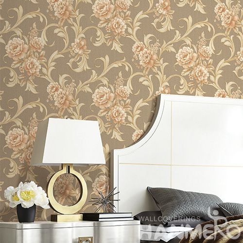 HANMERO Floral Design Chinese 0.53 * 10M Eco-friendly Durable Wall Wallpaper for Bedroom Factory Sell Directlly Professional Wallcovering Distributor