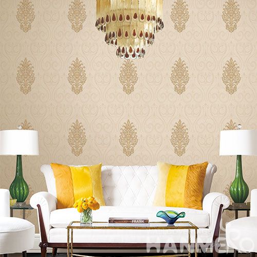 HANMERO Modern Nature PVC 0.53 * 10M Cool Wallpaper Designs for Bedroom Wallcovering from Chinese Exporter on Sale High Qualitty