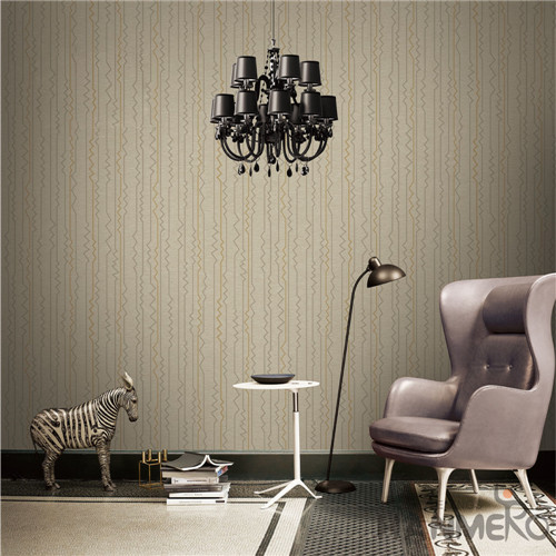 HANMERO Stripes Design Household Living Room Wall Wallpaper PVC 1.06M Wallcovering from Chinese Factory European Style