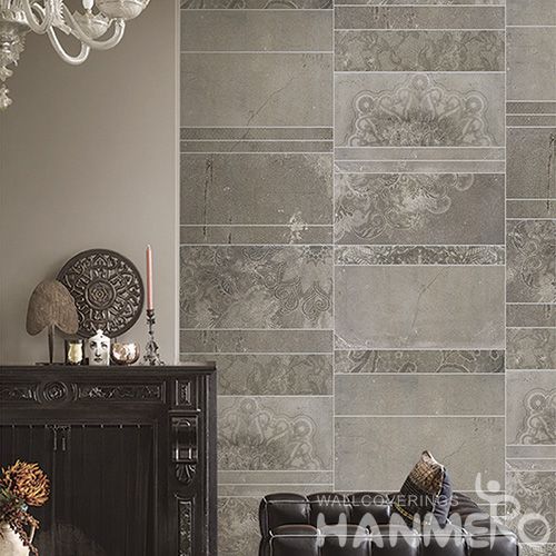 HANMERO Eco-friendly Natural Non-woven Paper Wallpaper Modern Style for Elegant Home Livingroom Decoration