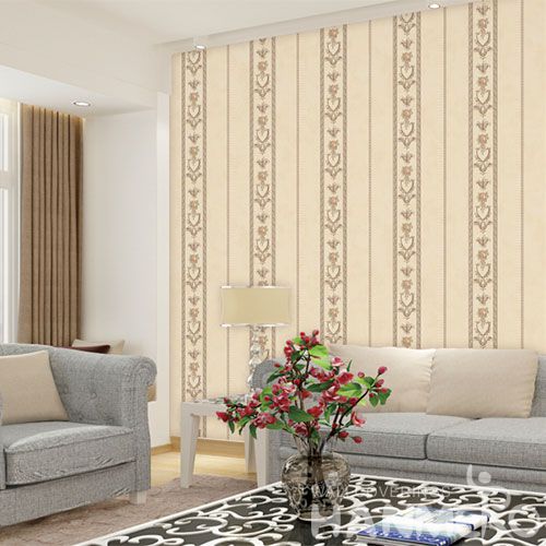 HANMERO Stripes Patterns Modern Wallpaper Online PVC 0.53 * 10M Room Decor Chinese Wallcovering Wholesaler High Quality