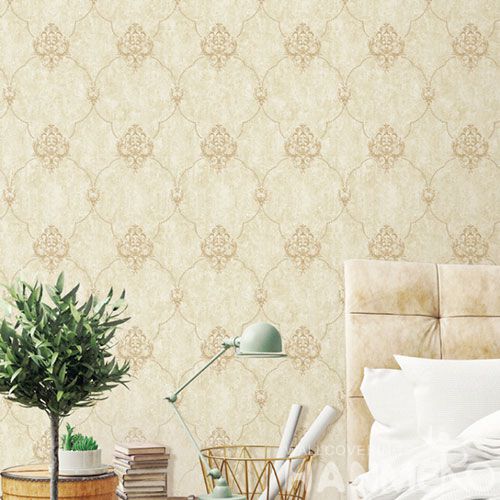 HANMERO New Arrival Embossed European Damask PVC Wallpaper Manufacturer Wholesaler For Wall