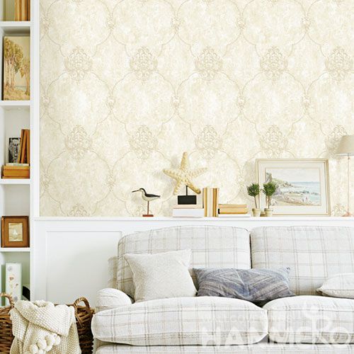 HANMERO New Arrival Embossed European Damask PVC Wallpaper Manufacturer Wholesaler For Wall