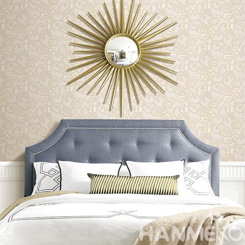 HANMERO  Modern New Style Beige Decorative PVC Deep Embossed Wallpaper for Interior Household Wall Designer from Chinese Wholesaler