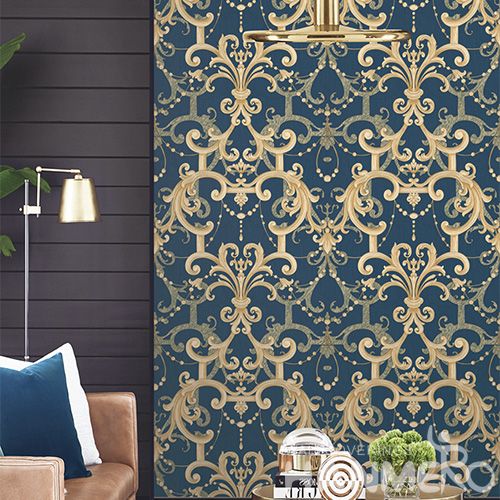 HANMERO Modern Style Wallcovering Deep Embossed PVC Wallpaper Factory Sell Directlly Wallpaper for Bedroom in Stock Wholesale