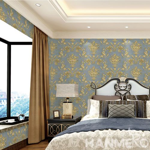 HANMERO Eco-friendly Natural PVC Wallpaper 0.53 * 10M Fashion Beautiful Living Room Decorating Wallcovering Latest