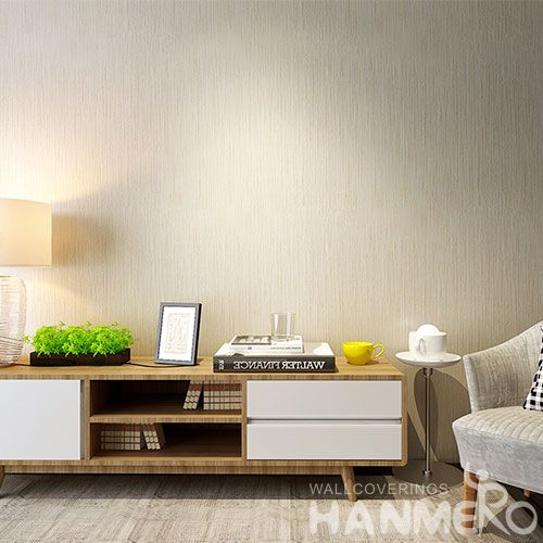 HANMERO New Arrival Plain Color 0.53 * 10M PVC Wallpaper Elegant Home Livingroom Decoration Wholesale Prices