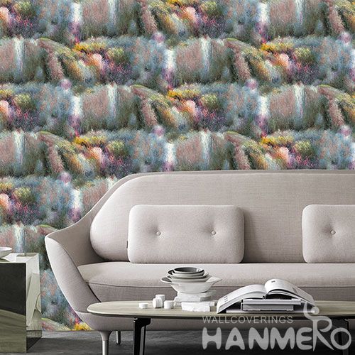 HANMERO Best Selling Non-woven Popular Wallpapers for Home 0.53 * 10m / Roll Wallcovering for Interior Wall Designer Chinese Factory