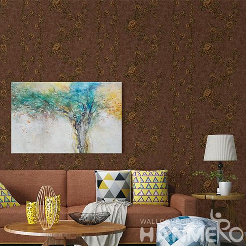 HANMERO Household Living Room Wall Wallpaper PVC Hot Selling Wallcovering from Chinese Factory European Style