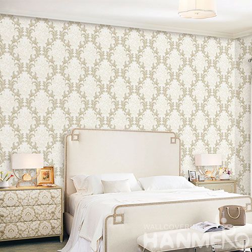 HANMERO Modern PVC Natural Material Wallpaper with Fashion Stylish Damask Designs Wallcovering Distributors Sellers