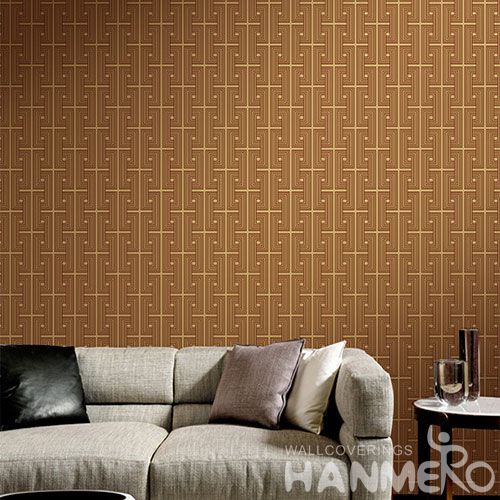 HANMERO Non-woven 3D Modern Geometric Design Wallcovering Nature Sense Household Decor Wallpaper 0.53 * 10M Hot Selling