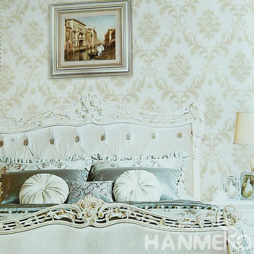 HANMERO Bed Room Wall Decoration Wallpaper Online Fancy Color Damask Design China Wallcovering Wholesaler Prices