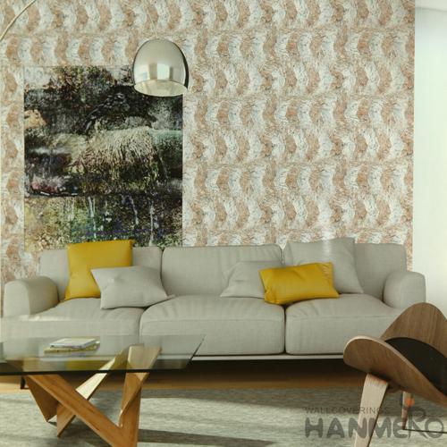 HANMERO Cork New Style Wood Deep Embossed Pastoral Nightclub popular wallpapers for home 0.915*5.5m