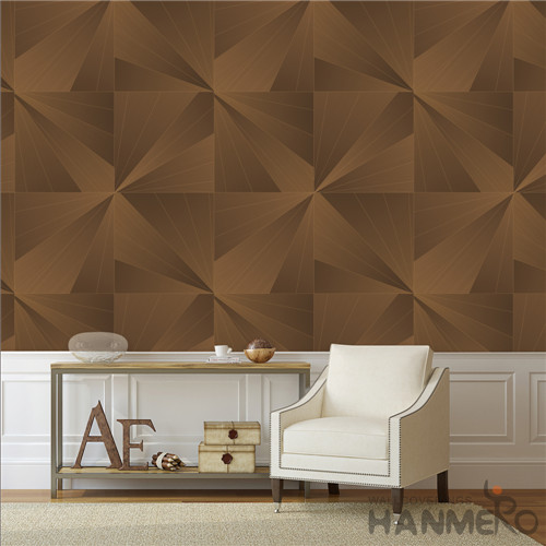 HANMERO kids wallpaper Removable Geometric Deep Embossed Modern TV Background 0.53*10M PVC