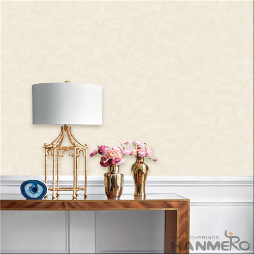 HANMERO PVC Standard 0.53*10M Flocking European Household Floral wallpaper wallpaper wallpaper