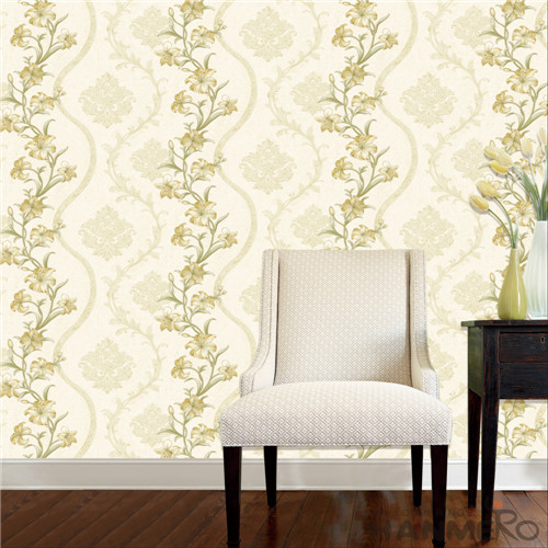 HANMERO PVC Standard Floral 0.53*10M European Household Flocking wallpaper where to buy