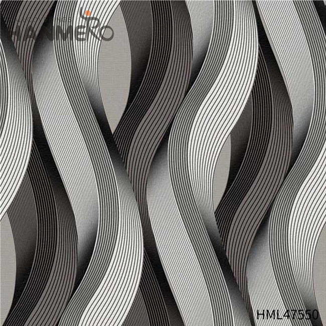HANMERO PVC Professional Flowers Technology textured wallpaper Study Room 0.53M Modern