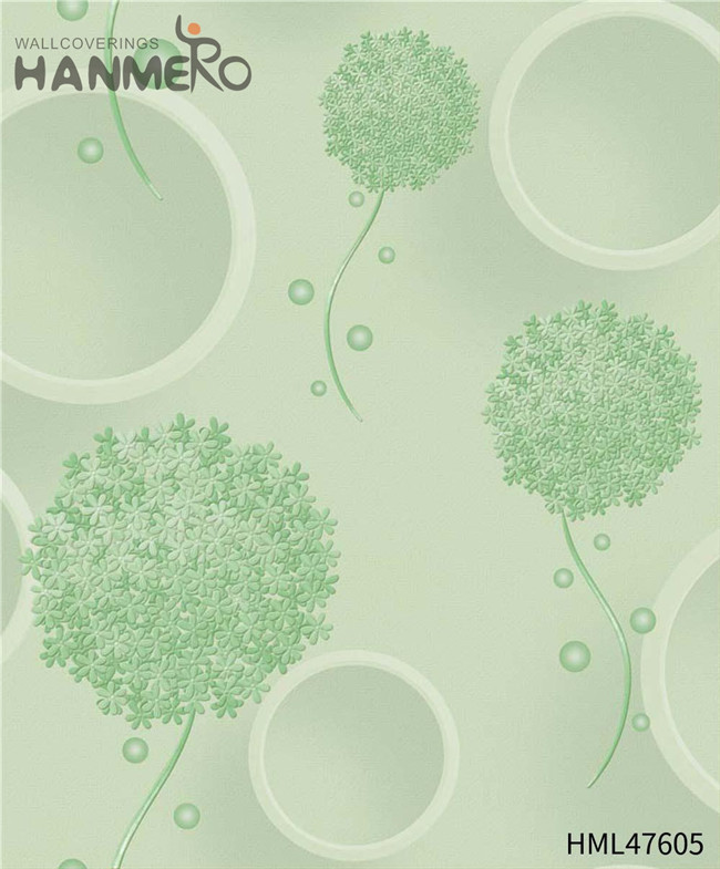 HANMERO wallpaper suppliers Professional Flowers Technology Modern Study Room 0.53M PVC
