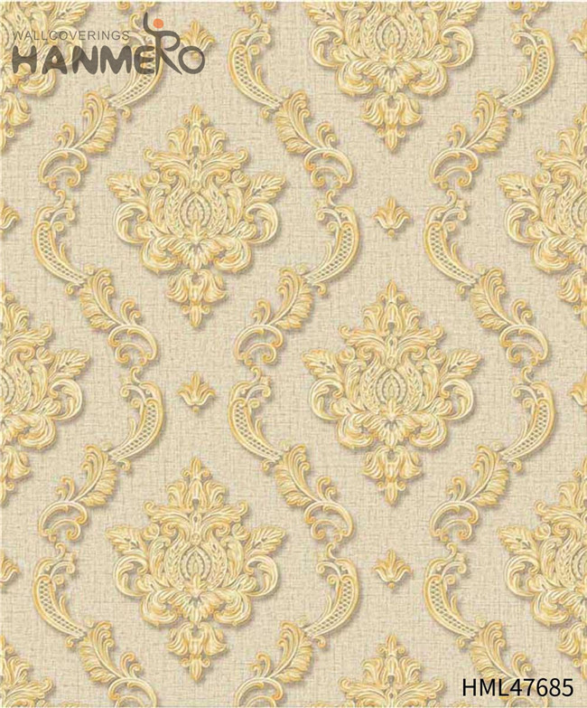 HANMERO cheap wallpaper for walls Professional Flowers Technology Modern Study Room 0.53M PVC