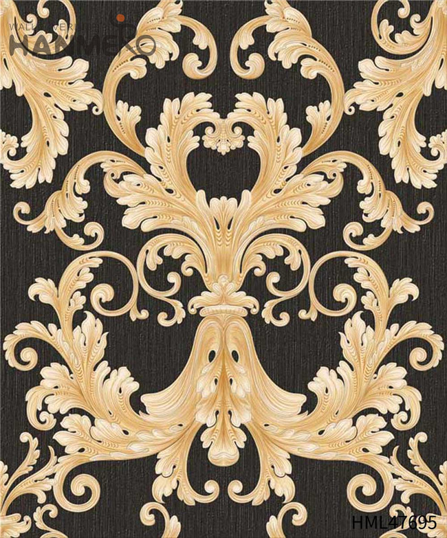 HANMERO embossed wallpaper border Professional Flowers Technology Modern Study Room 0.53M PVC