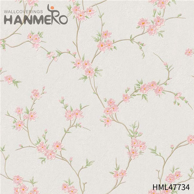 HANMERO wallpaper shopping online Professional Flowers Technology Modern Study Room 0.53M PVC