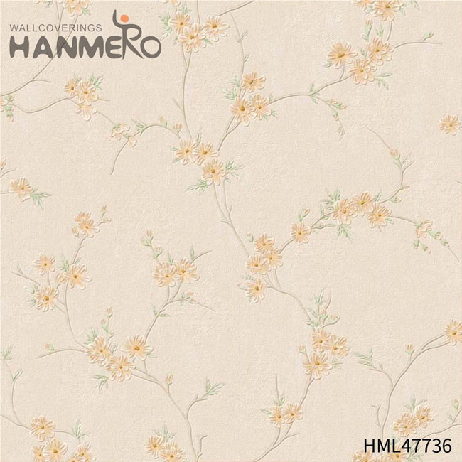 HANMERO bedroom wallpaper for sale Professional Flowers Technology Modern Study Room 0.53M PVC