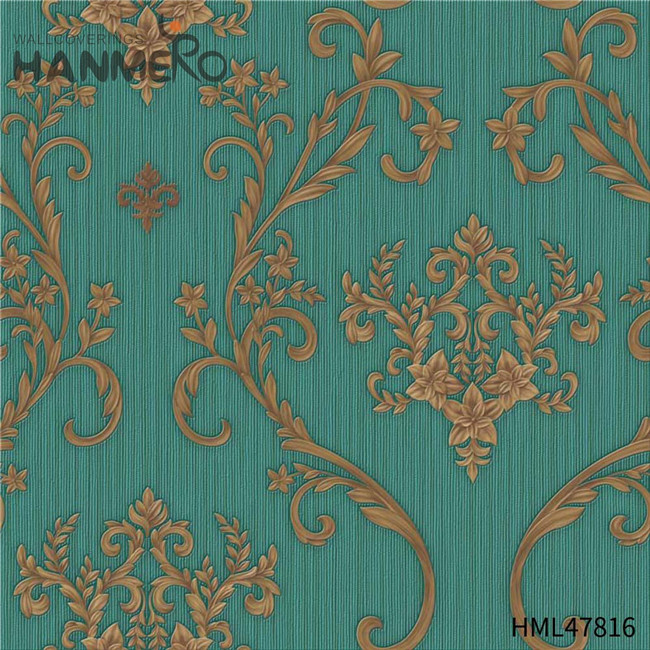 HANMERO room design wallpaper Professional Flowers Technology Modern Study Room 0.53M PVC