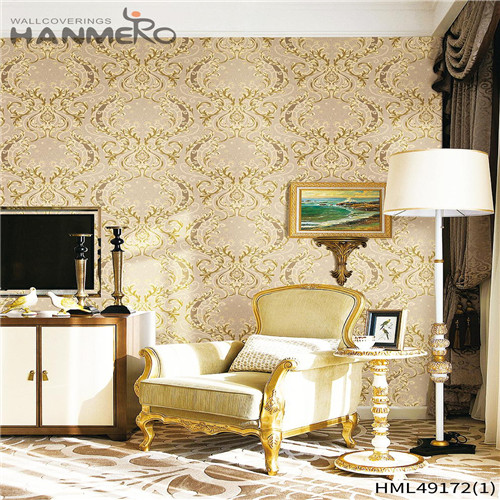 HANMERO PVC Decor Flowers Technology Rustic room wallpaper design 0.53*10M Photo studio