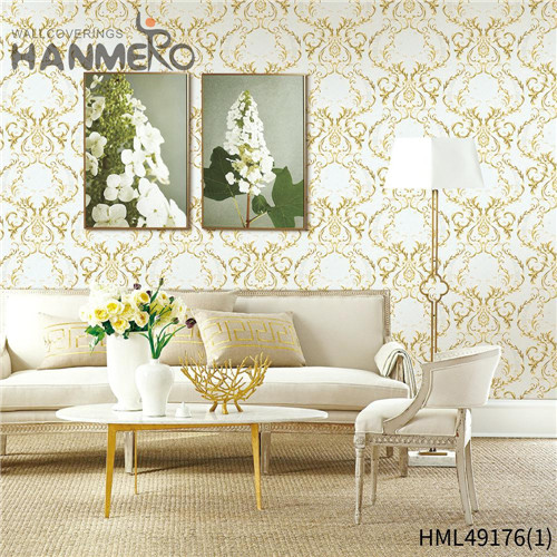 HANMERO 0.53*10M Decor Flowers Technology Rustic Photo studio PVC decorative wall borders
