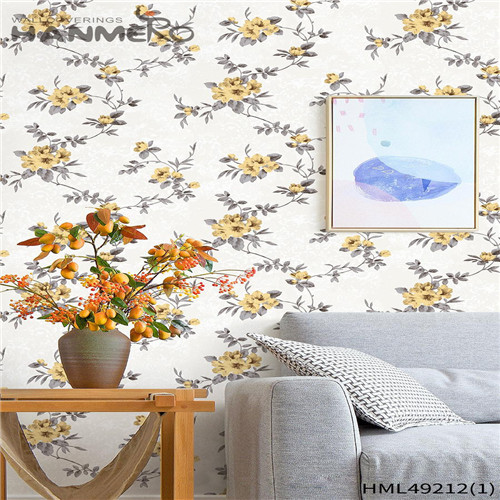 HANMERO Technology Decor Flowers PVC Rustic Photo studio 0.53*10M damask wallpaper for sale