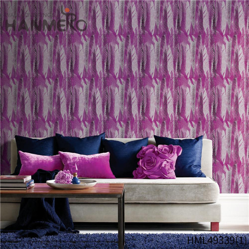 HANMERO Non-woven Professional where to buy wallpaper Flocking Mediterranean TV Background 0.53*10M Floral