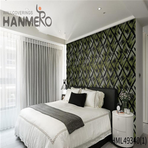 HANMERO Non-woven Professional Floral wallpaper collection Mediterranean TV Background 0.53*10M Flocking