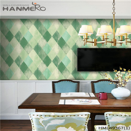 HANMERO Non-woven Professional TV Background Flocking Mediterranean Floral 0.53*10M modern black and white wallpaper