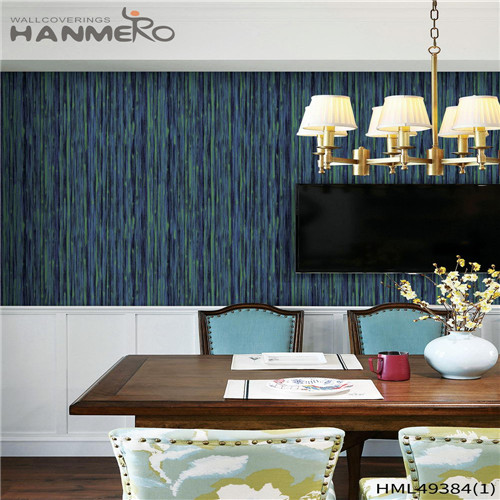 HANMERO Flocking Professional Floral Non-woven Mediterranean TV Background 0.53*10M animated wallpaper