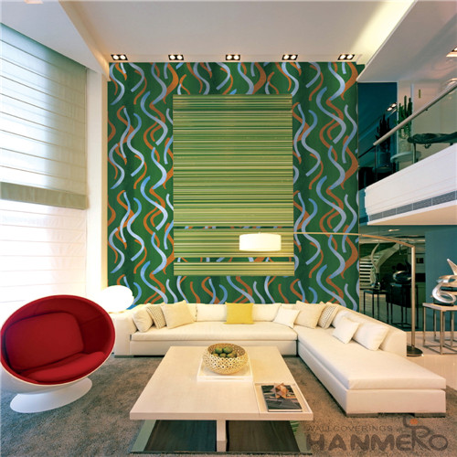 HANMERO PVC Fancy Stripes Bronzing European Photo studio 0.53*10M wallpaper samples