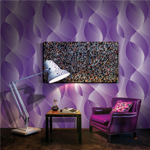 HANMERO PVC Fancy Stripes Bronzing European Photo studio house wallpaper design 0.53*10M