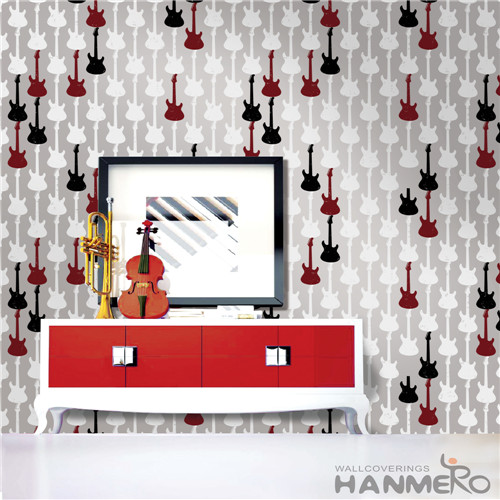 HANMERO PVC Fancy Stripes Bronzing 0.53*10M Photo studio European prepasted wallpaper for sale