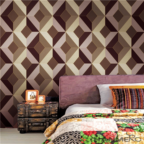 HANMERO PVC Manufacturer 0.53*10M Technology European Photo studio Damask household wallpaper