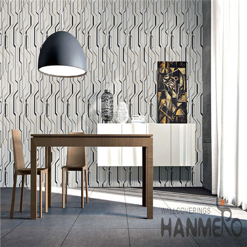 HANMERO PVC Manufacturer Damask Photo studio European Technology 0.53*10M wallpaper for shop walls